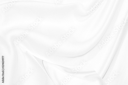 beauty soft line fabric white abstract smooth curve shape decorate fashion textile background