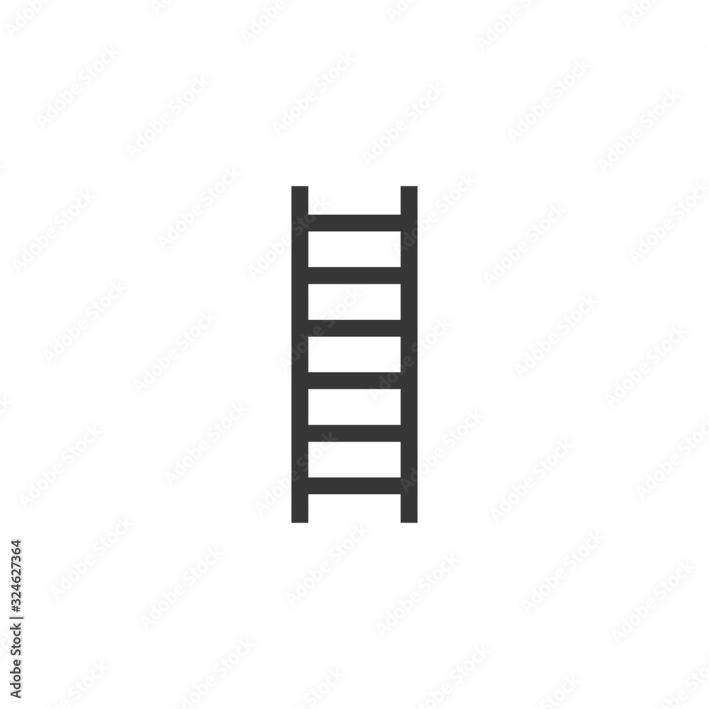 Ladder Icon Flat Vector Illustration Ladder Icon Flat Vector Illustration