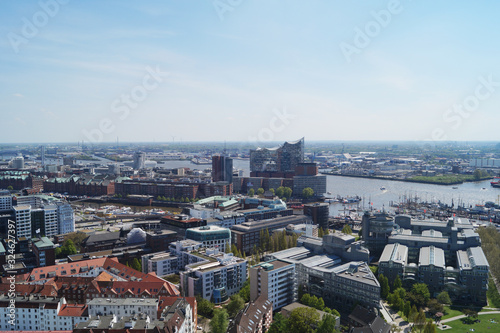 Hamburg Panorama vom Michel