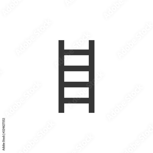 Ladder Icon Flat Vector Illustration