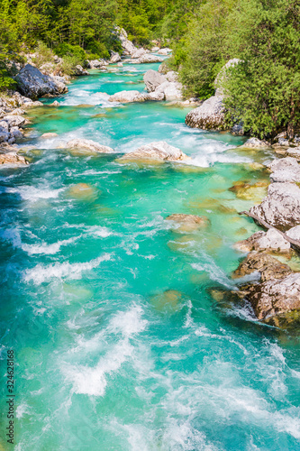 Rriver Soca  Triglavski national park  Slovenia