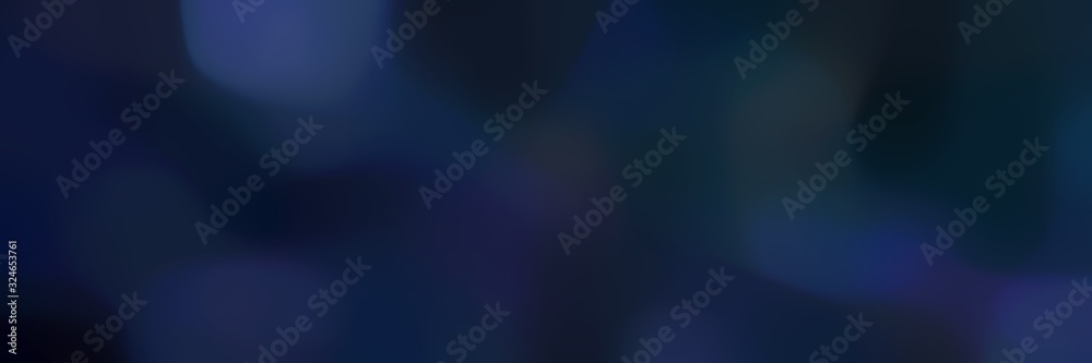 smooth landscape format background graphic with very dark blue, dark slate gray and black colors and space for text or image