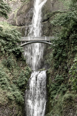 Fototapete Khaki Multnomah Falls in Oregon  © Telly