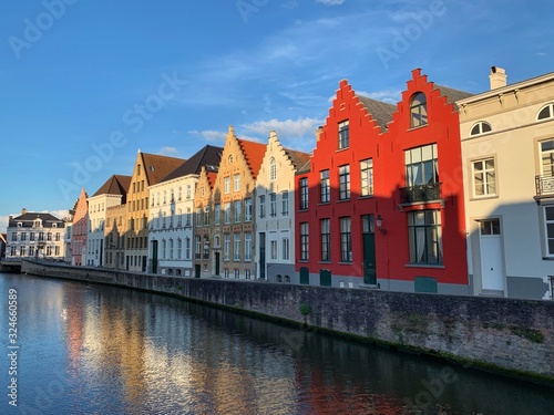 Cityscape in Bruges, Belgium