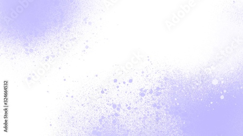 Wallpaper Mural Digital illustration of a rectangular horizontal lavender background with white airbrush splashes. Print for fabrics, posters, banners, web design, cards, paper packaging and products, scrapbooking. Torontodigital.ca