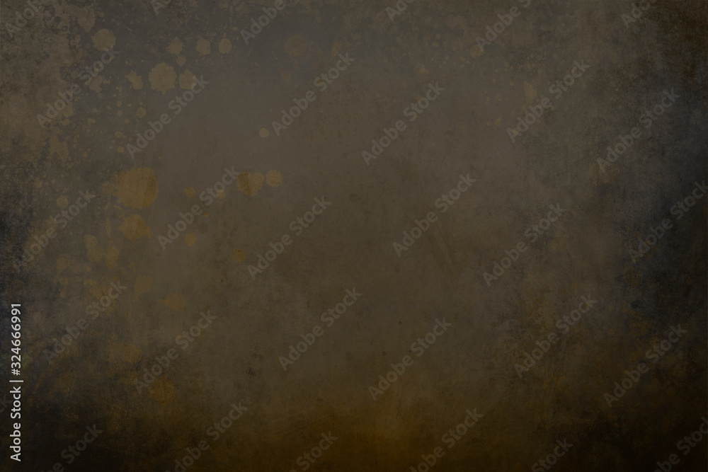 dark gray and golden background with splatters