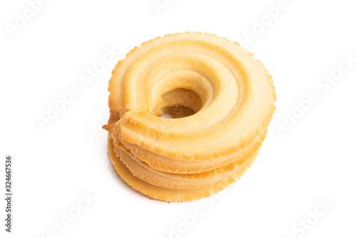 butter cookies isolated