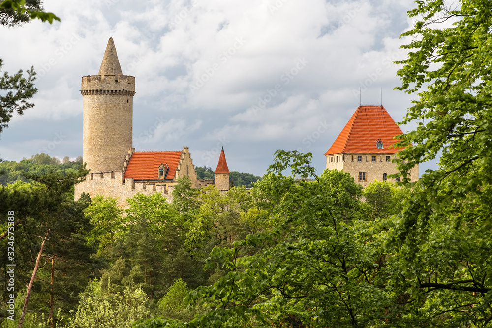 Kokorzhin - Kokorin castle in Czech Republic
