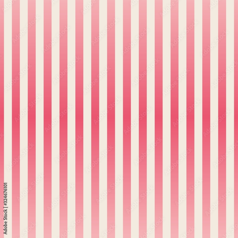 Seamless vector pastel pink stripes background or pattern illustration
