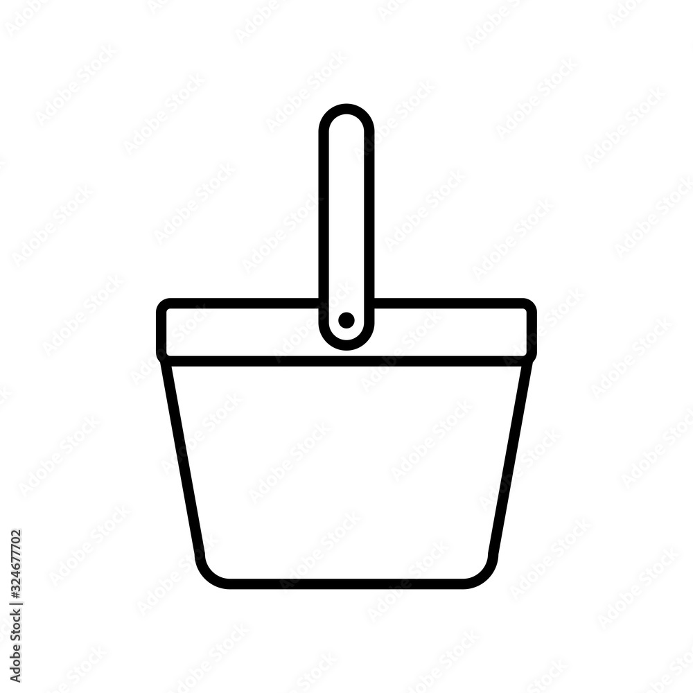 Shopping basket icon Shopping basket icon