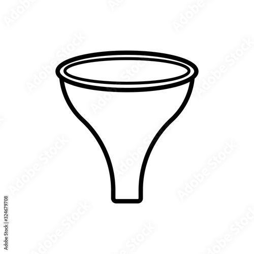 Funnel, filter icon