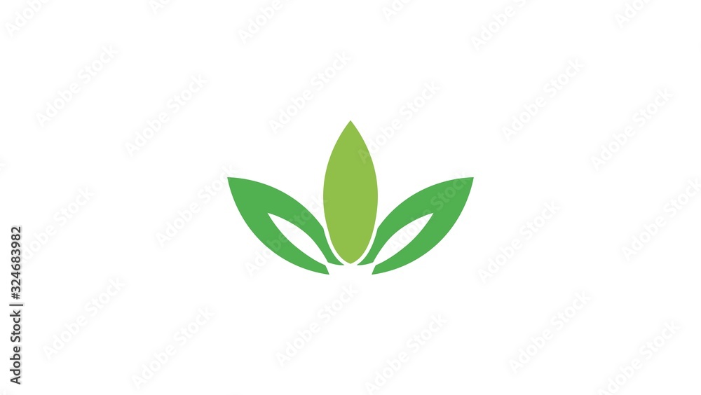 vector logo Eco Tree Leaf Template design flat style vector logo Eco Tree Leaf Template design flat style