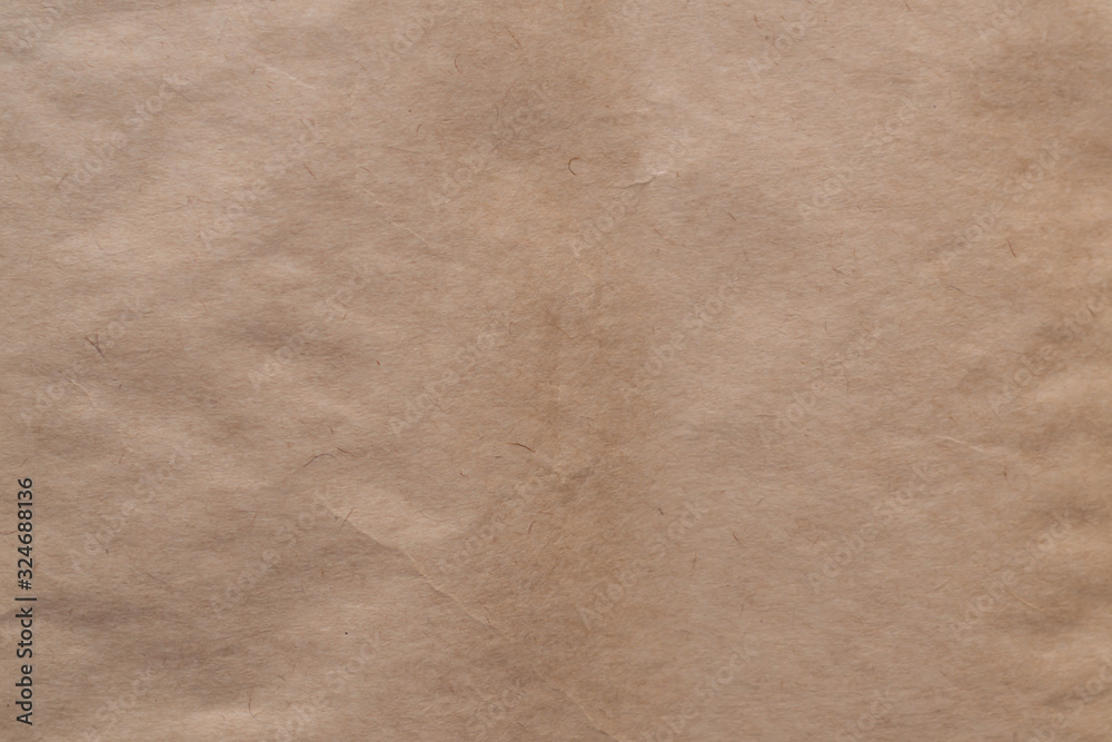 Fototapeta premium brown paper craft crumpled texture intricate background