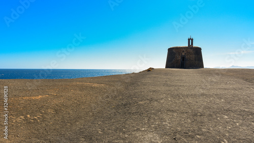Castillo de las Coloradas defence tower in Playa Blanca  Lanzarote