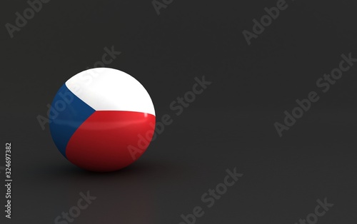 czech flag. czechia flag. 3d ball flag of countries. country flag background. country flag rendering ball with dark. Free Download czech flag. czechia flag. 3d ball flag of countries. country flag background. country flag rendering ball with dark. - GFXLoad