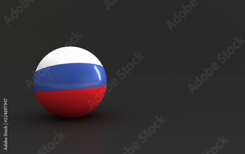 russia flag. 3d ball flag of countries. country flag background. country flag rendering ball with dark. Free Download russia flag. 3d ball flag of countries. country flag background. country flag rendering ball with dark. - GFXLoad