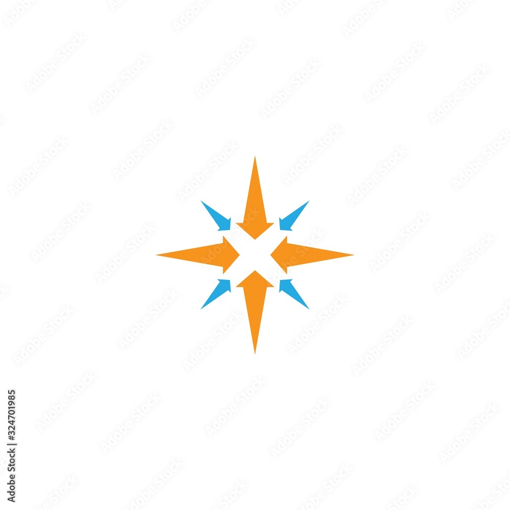 Compass logo template vector icon design Compass logo template vector icon design