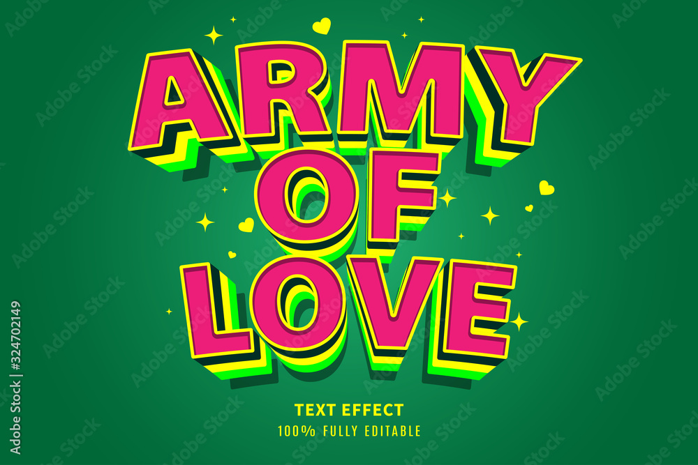 Modern 2d style font effect Modern 2d style font effect