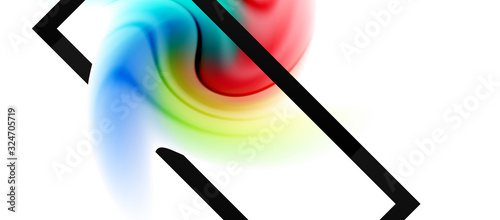 Abstract background, fluid mixing gradient liquid style colors composition. Vector Illustration For Wallpaper, Banner, Background, Card, Book Illustration, landing page
