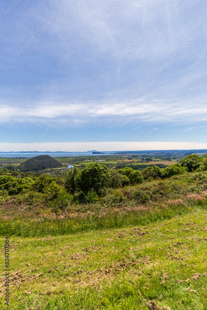 Lake Taupo Lookout, North Island of New Zealand Lake Taupo Lookout, North Island of New Zealand