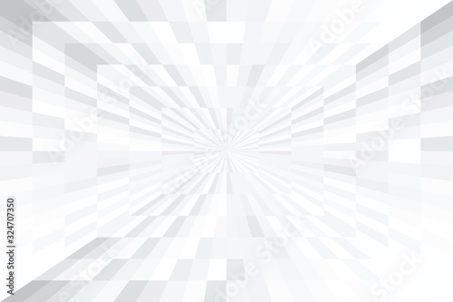 Abstract geometric white and gray color background. Vector, illustration.	