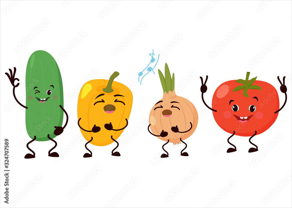 Various fresh colorful vegetables. Various fresh colorful vegetables.
