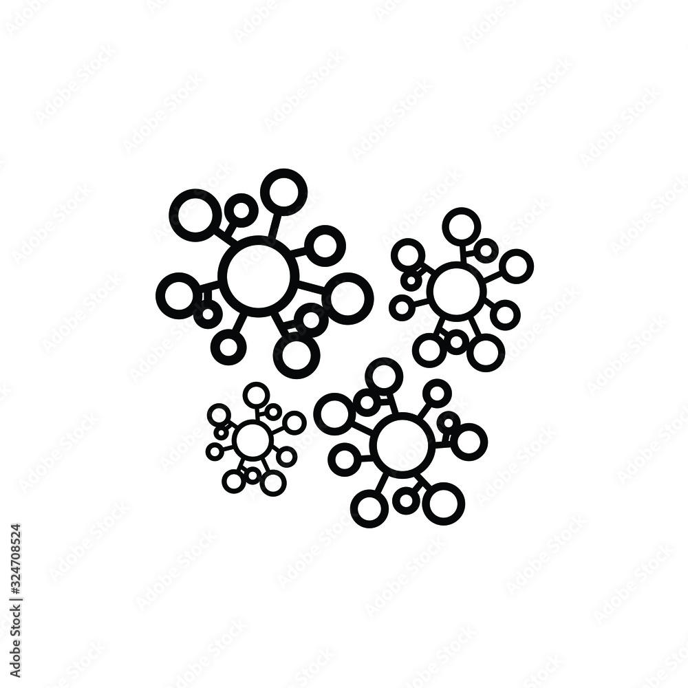 vector illustration of molecule vector illustration of molecule
