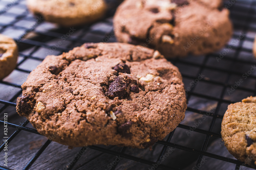 Homemade sweet chocolate chip cookies Homemade sweet chocolate chip cookies