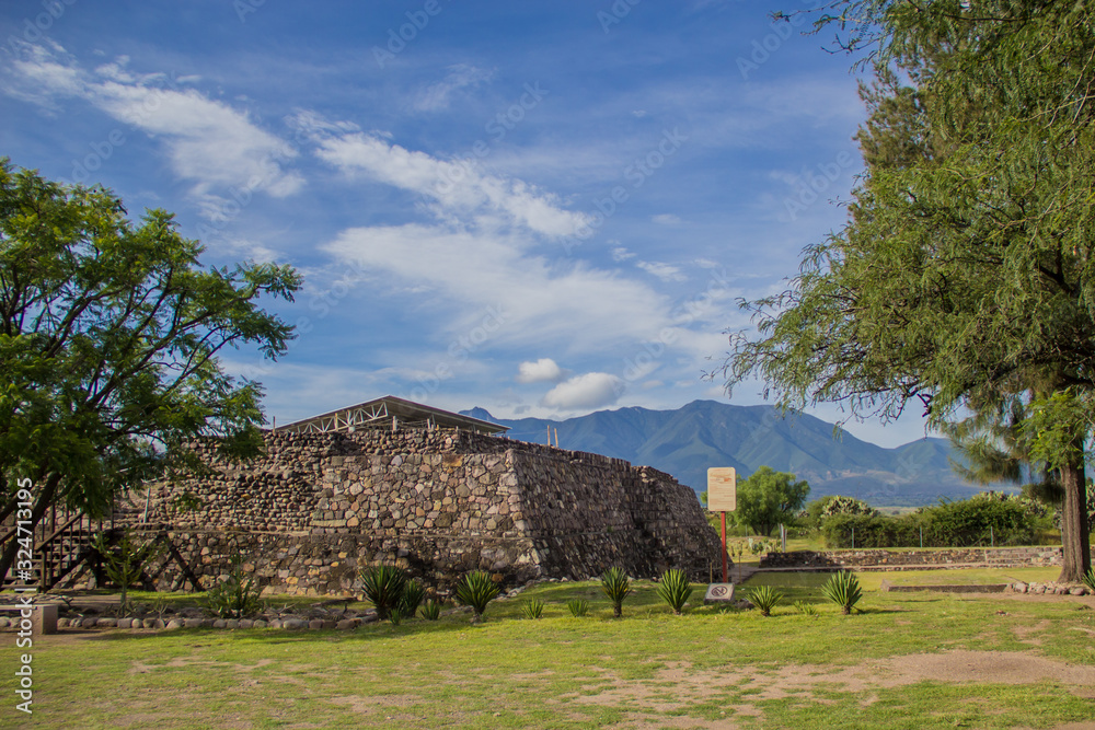 Lambityeco, archaeological site located southeast of the city of Oaxaca
