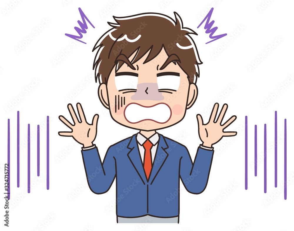 高校生のイラスト 男子 男 中学生 ブレザー マンガ アニメ