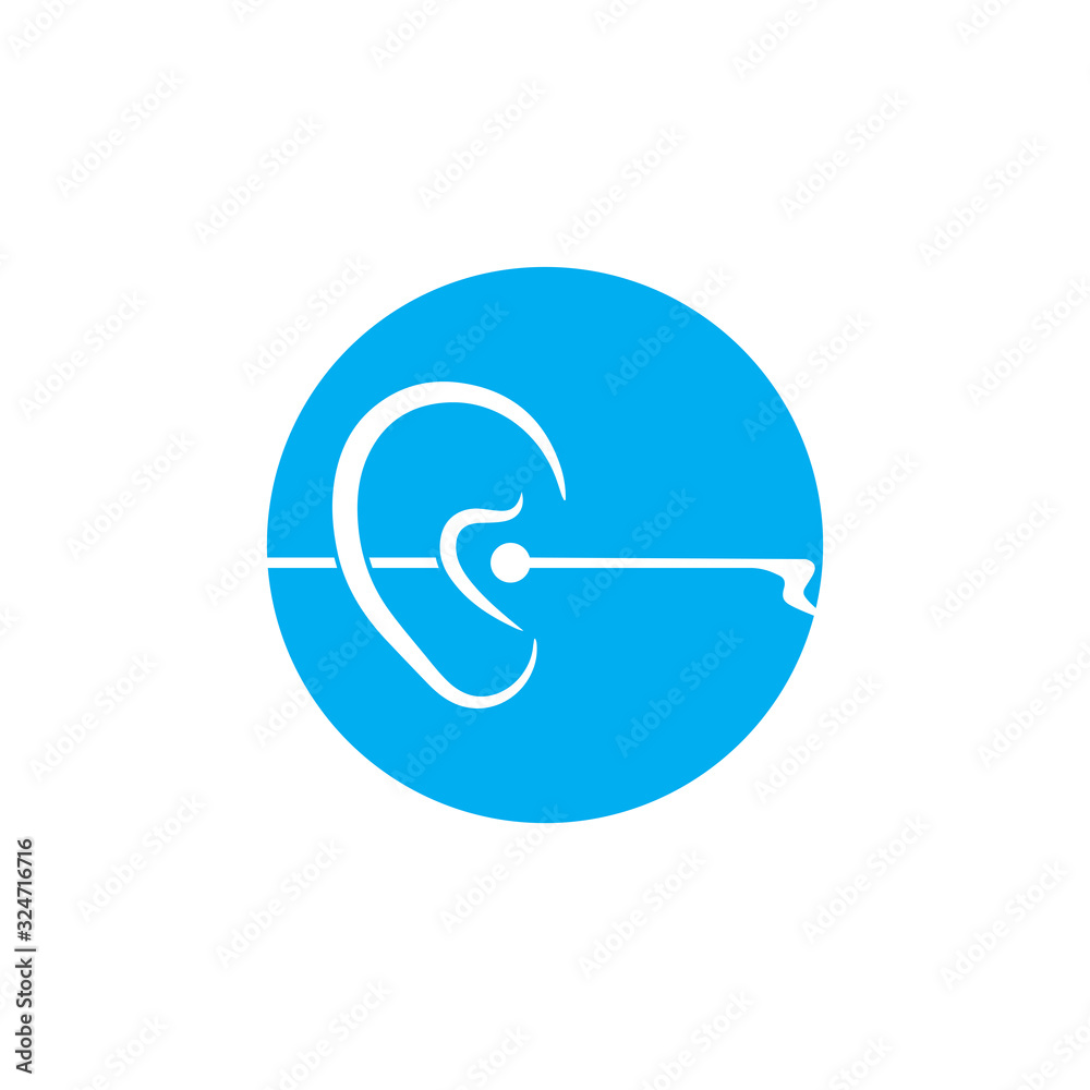 Hearing Logo Template vector icon design Hearing Logo Template vector icon design