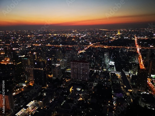 Bangkok Downtown Skyline photo