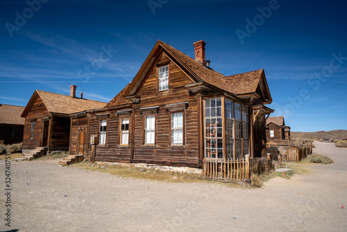 Abandoned house in the ghost town - Bodie national historical landmark, The USA
