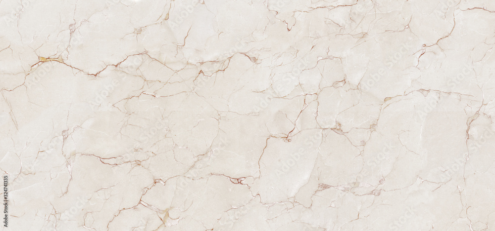 White glossy marble texture background, luxurious agate marble texture with brown veins, polished quartz stone background, natural breccia marble for ceramic wall and floor tiles.