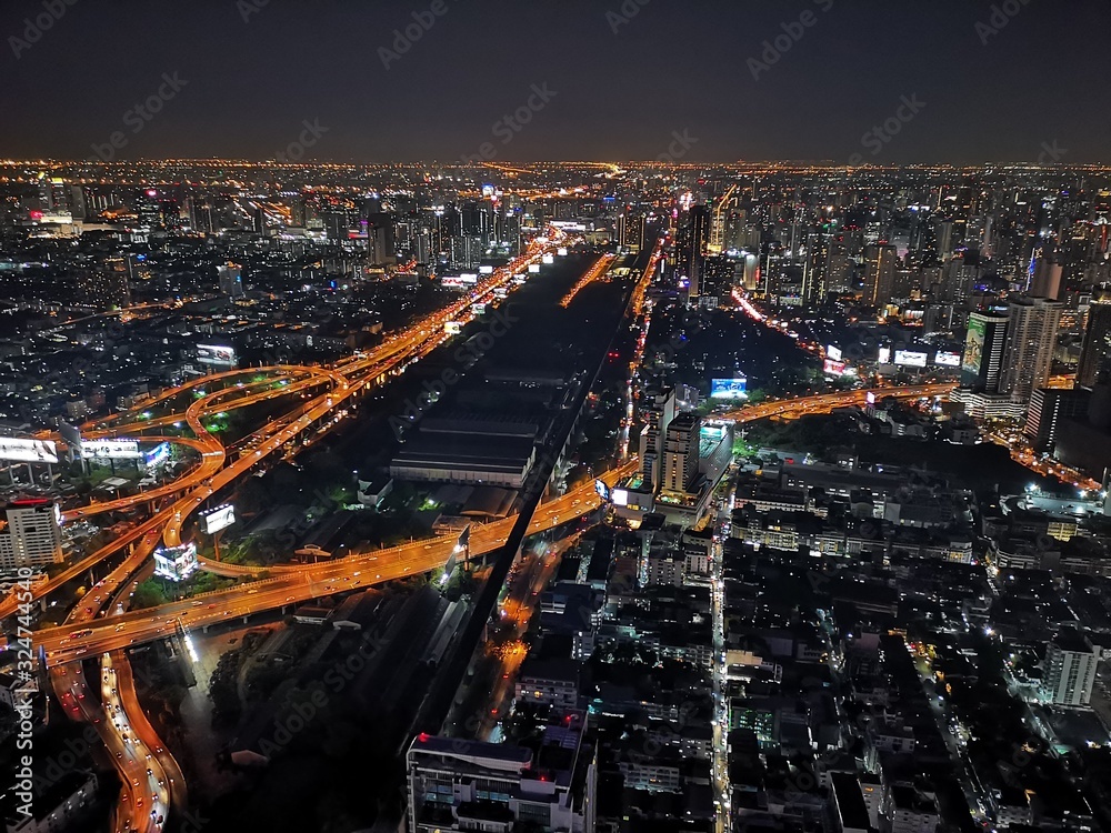 Fototapeta premium Bangkok Skyline