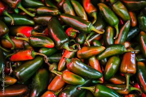 jalapeno peppers for sale at a market