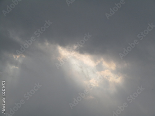 clouds rain weather light sky