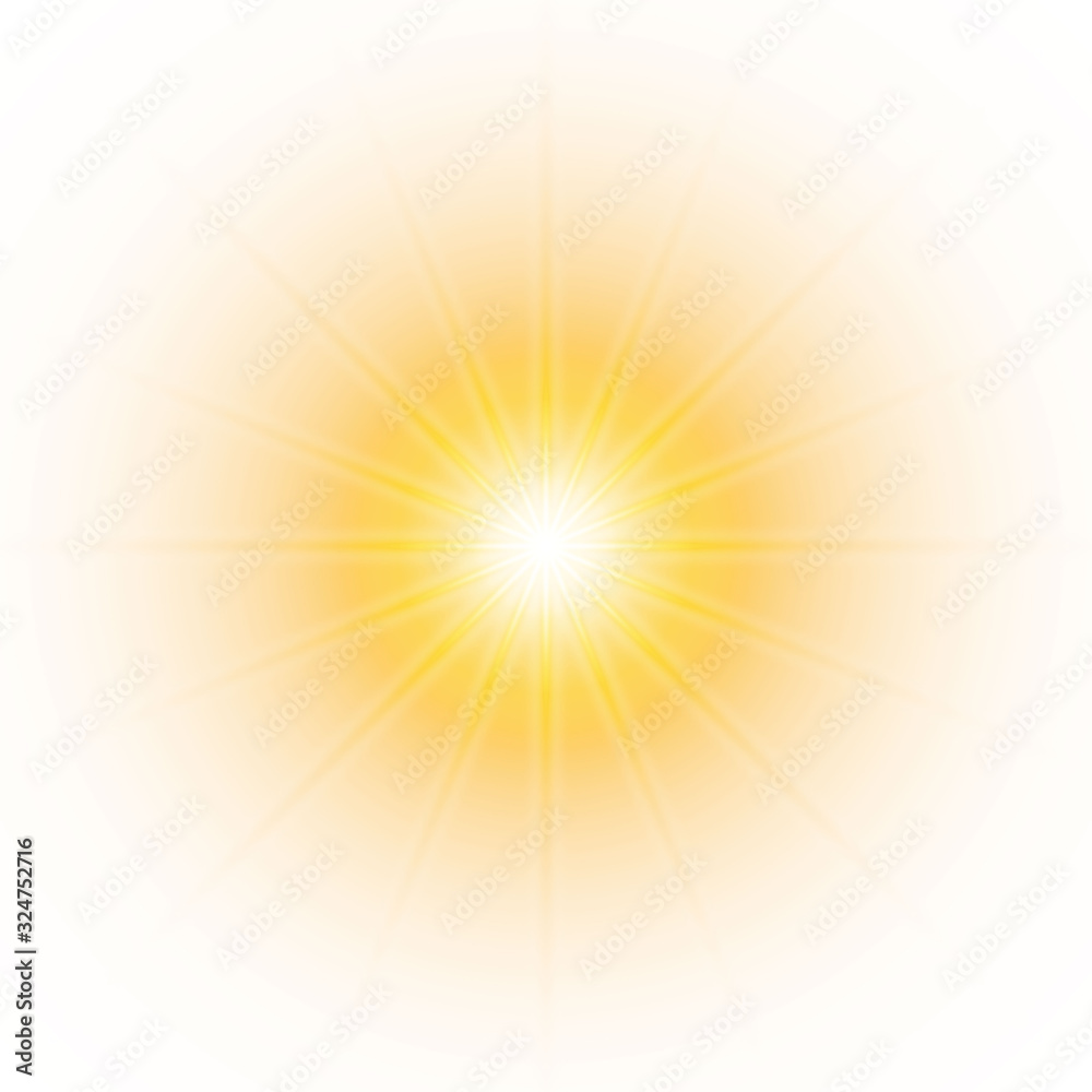 Glow light effect, explosion, glitter, spark, sun flash. Vector illustration. Glow light effect, explosion, glitter, spark, sun flash. Vector illustration.