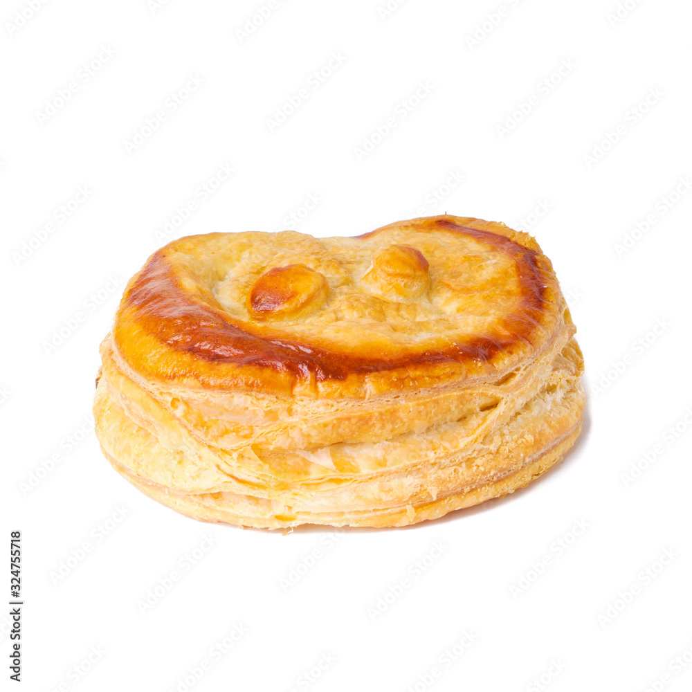 puff or tasty puff pastry on background new. puff or tasty puff pastry on background new.