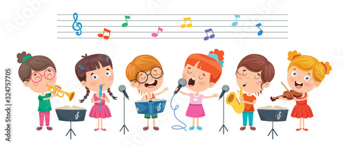 Funny Little Kids Performing Music
