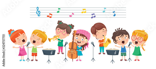 Funny Little Kids Performing Music