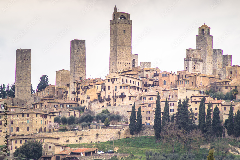 The biggest medieval town of Italy