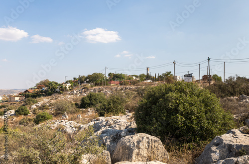 The Jewish settlement Peduel in the Samaria region of Beniamin district near to Rosh Haayin photo