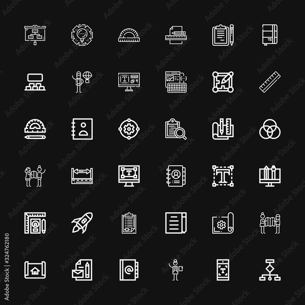 Editable 36 project icons for web and mobile Editable 36 project icons for web and mobile