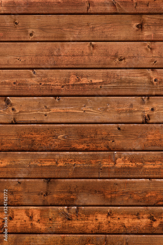 Old brown wooden background retro