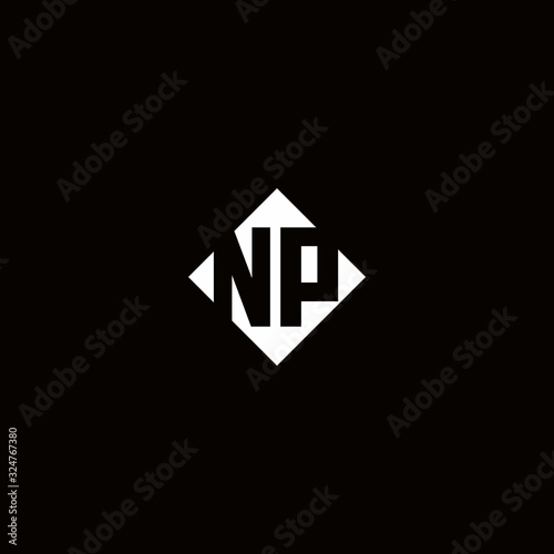 Monogram logo design with diamond square shape Free Download Monogram logo design with diamond square shape - GFXLoad