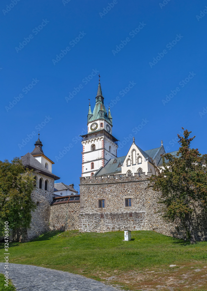 Church and Castle in Kremnica, Slovakia