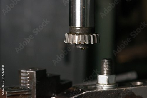 gear cutting machine. CNC machine