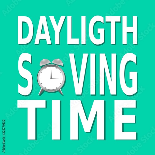 illustration of a Background for Daylight Saving Time	