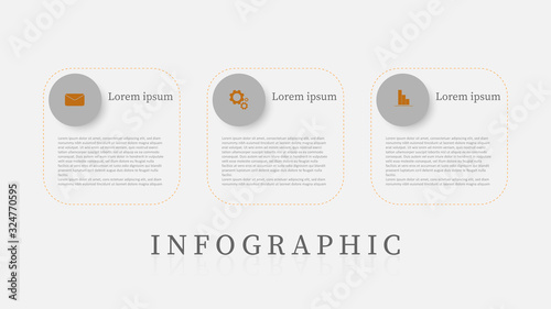 Business infographic presentation and chart Business and finance growth transformation to Successful.